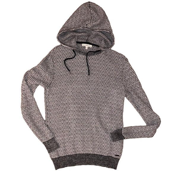 Calvin Klein Other - Calvin Klein Jeans Men's Gray Hooded Knit Sweatshirt